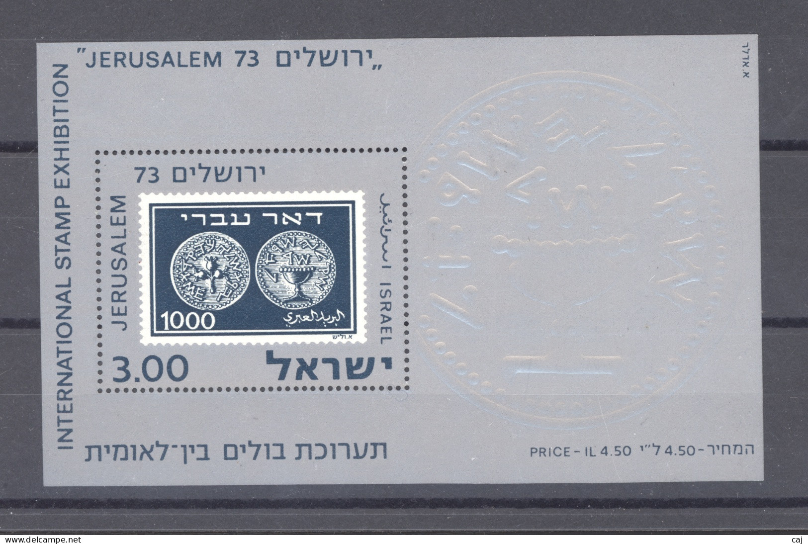 Israel  -  Blocs  :  Yv  13  ** - Blocs-feuillets