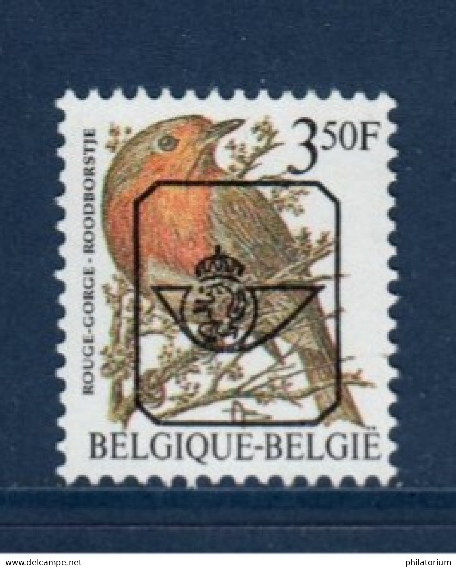 Belgique België, **, Yv Preo 495, Mi 2275V, Rouge-gorge Familier, - Tipo 1986-96 (Uccelli)