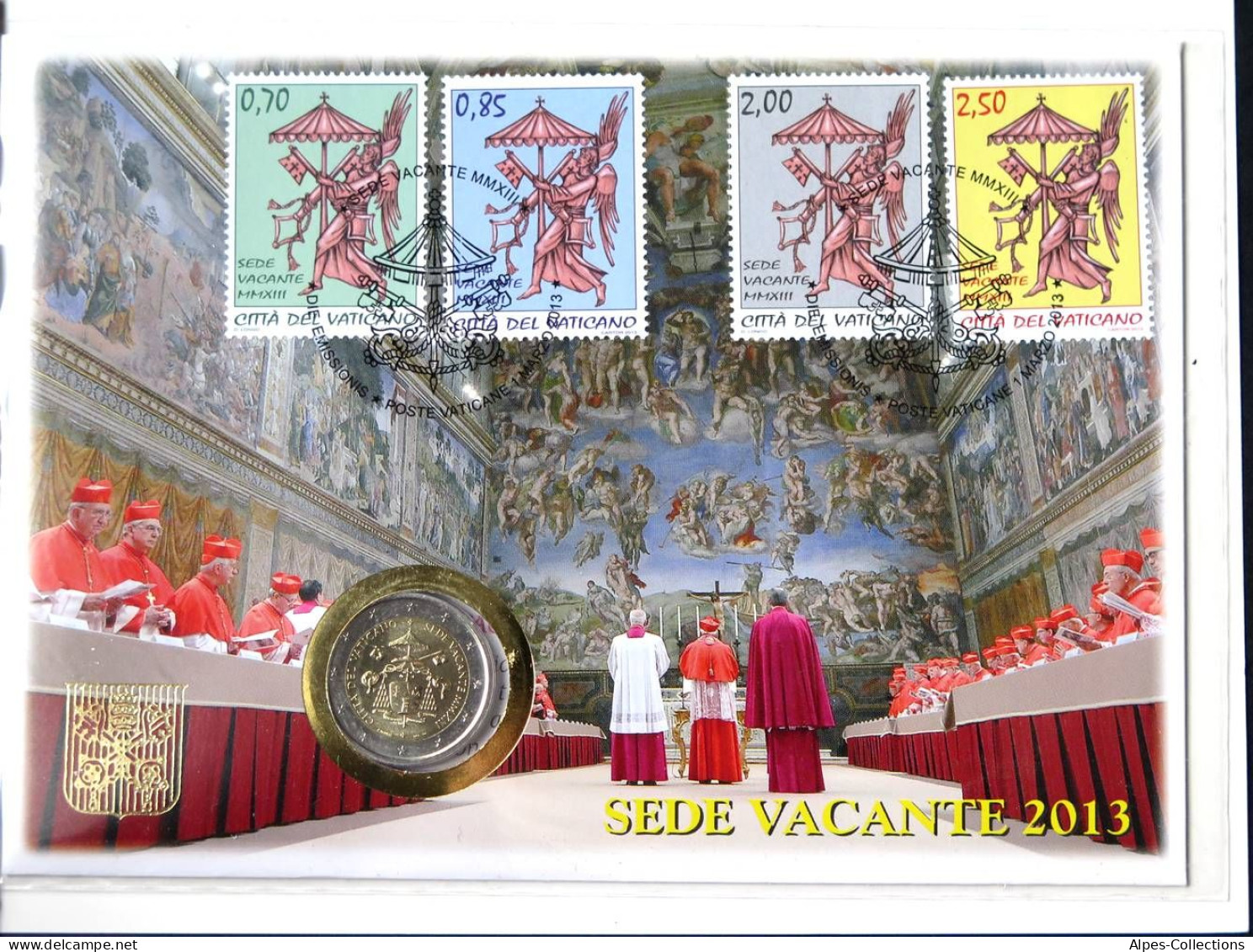 VA20013.5 - NUMISCOVER VATICAN - 2013 - 2€ Comm Sede Vacante - Vaticano