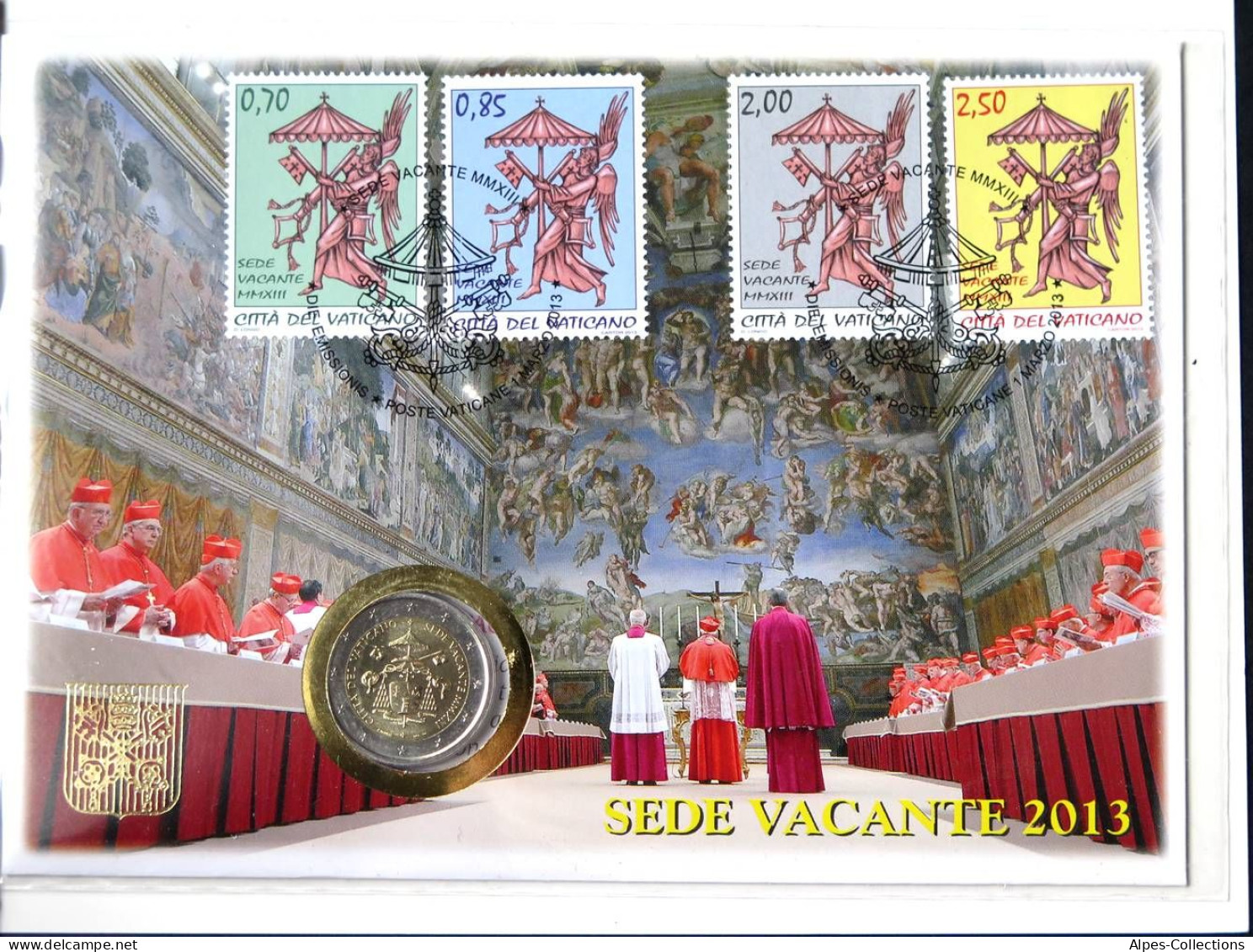 VA20013.5 - NUMISCOVER VATICAN - 2013 - 2€ Comm Sede Vacante - Vatican