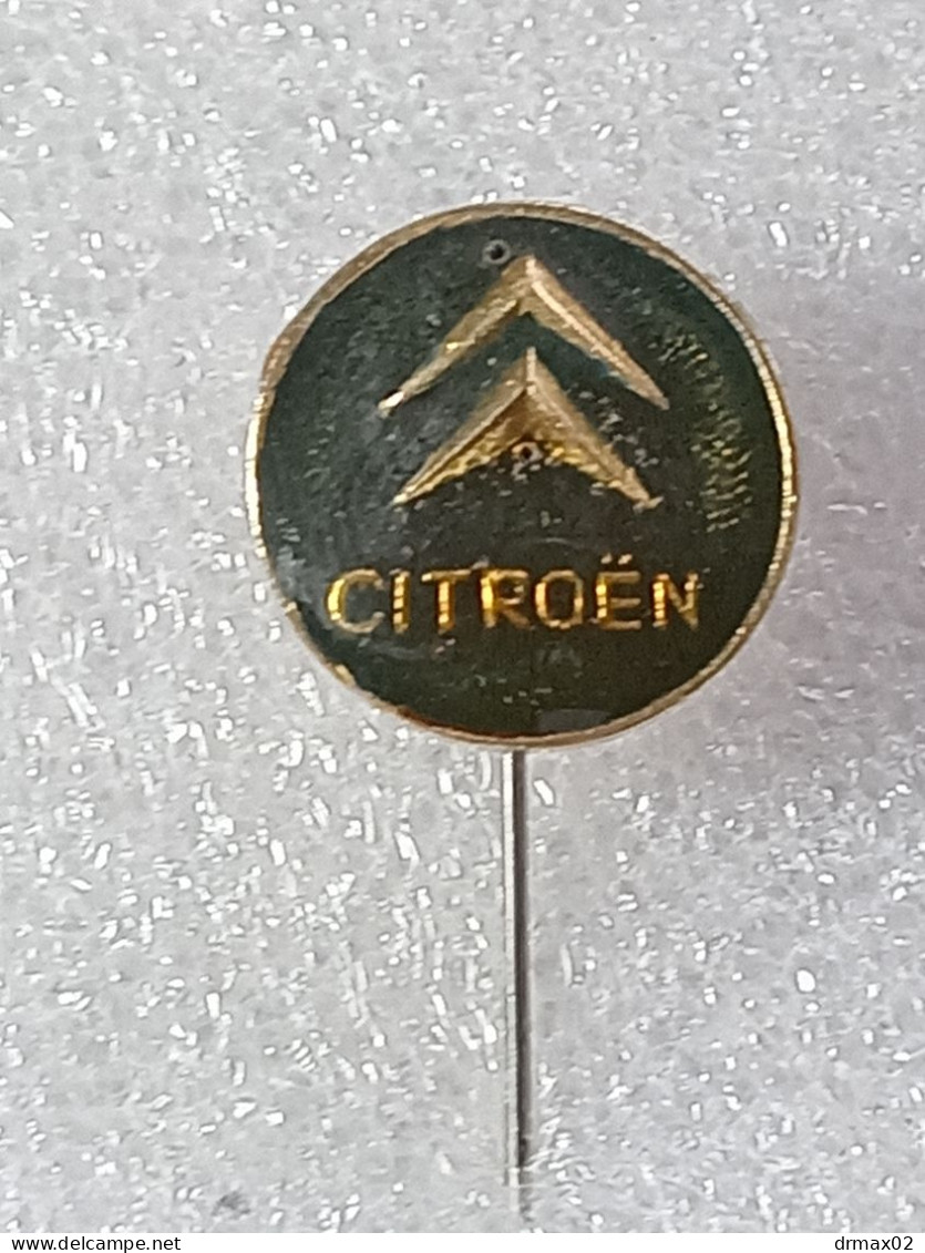 CITROEN Auto Moto CLUB YUGOSLAVIA / Car OLD LOGO Voiture - Vintage Pin Badge '60 - Citroën