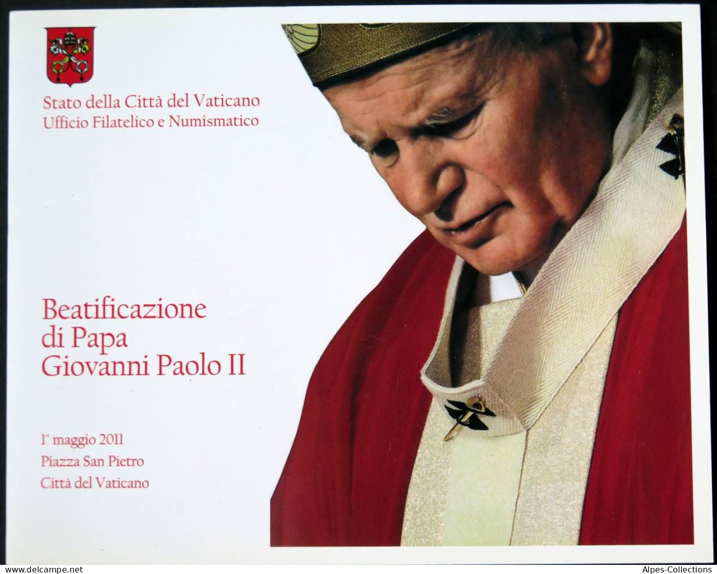 VA05011.4 - NUMISCOVER VATICAN - 2011 - COIN CARD N°1 50 Cents + Timbre 75c - Vatican