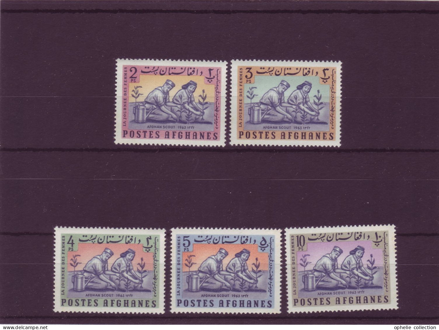 Asie - Afghanistan - Afghan Scout - 5  Timbres Différents - 6033 - Afghanistan