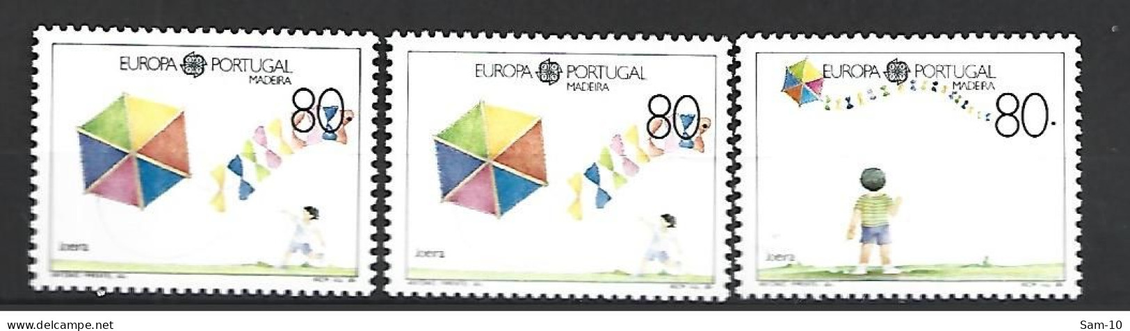 Timbre De Europa Neuf ** Madère N 131 / 133 - 1989