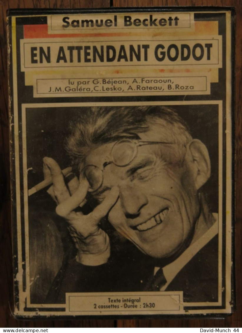 En Attendant Godot De Samuel Beckett, Texte Intégral, 2 Cassettes Audio. 2H30. La Voix De Son Livre. 1991 - Other Formats