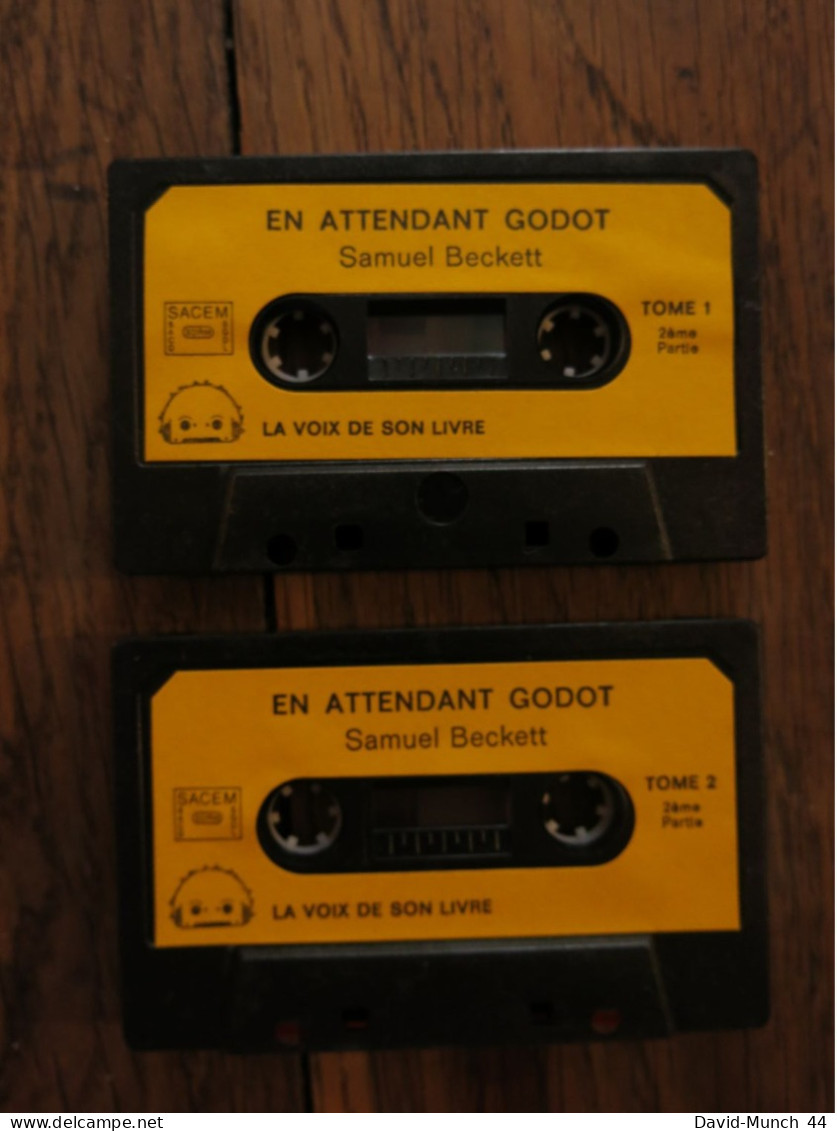 En Attendant Godot De Samuel Beckett, Texte Intégral, 2 Cassettes Audio. 2H30. La Voix De Son Livre. 1991 - Autres Formats