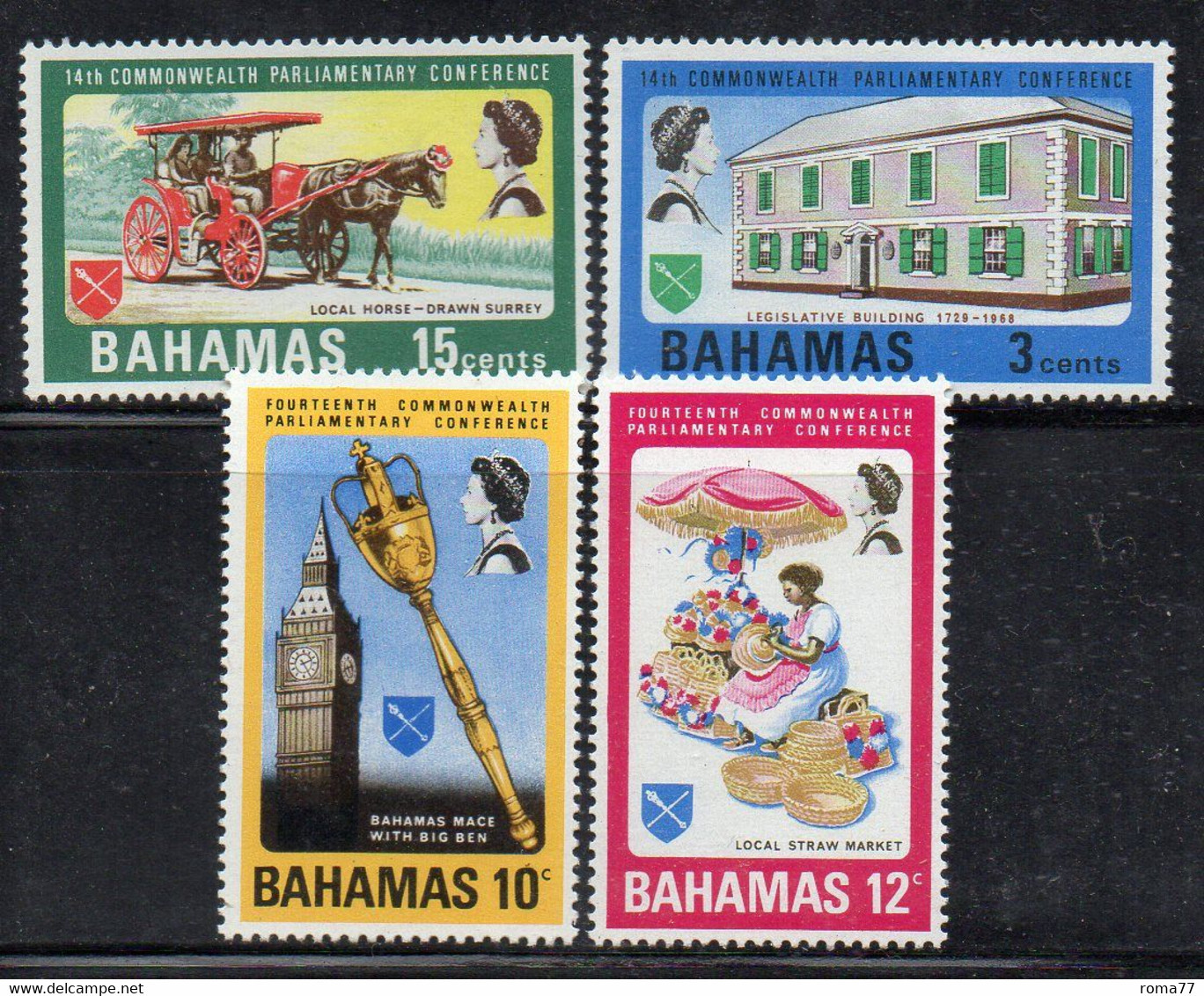 APR652 - BAHAMAS 1968, Elisabetta 14th Conferenza ** MNH - 1963-1973 Ministerial Government