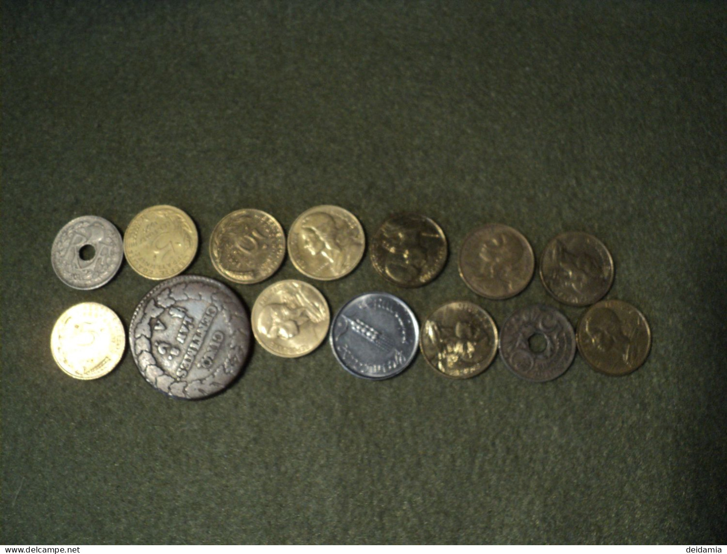 LOT DE 14 PIECES DE 5 CENTIMES DIFFERENTES. 1799 / 1998 - Kiloware - Münzen