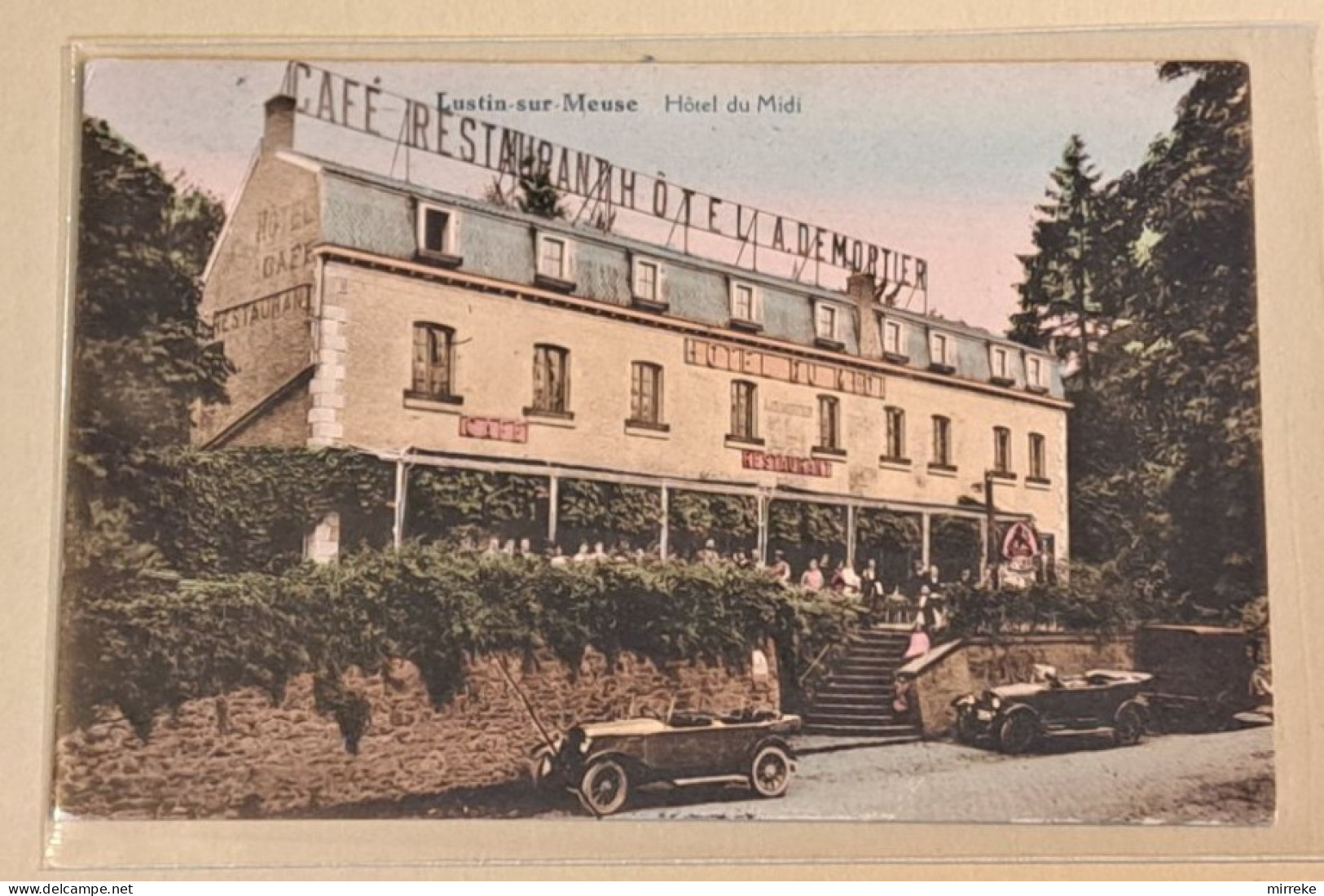 @J@  -   LUSTIN-sur-MEUSE  -   Hôtel Du Midi  -  Zie / Voir Scan's - Profondeville