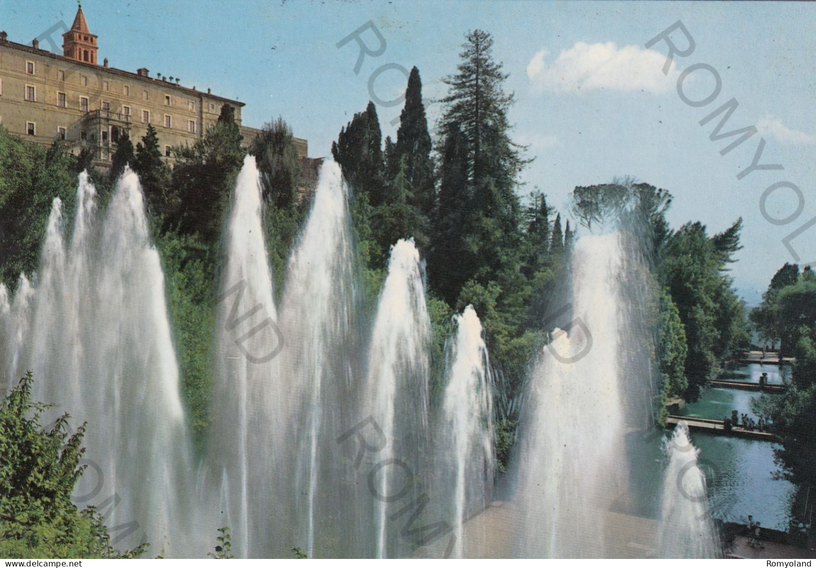 CARTOLINA  B16 TIVOLI,LAZIO-VILLA D'ESTE-VEDUTA DELLA FONTANA DELL'ORGANO-MEMORIA,CULTURA,BELLA ITALIA,VIAGGIATA 1977 - Tivoli