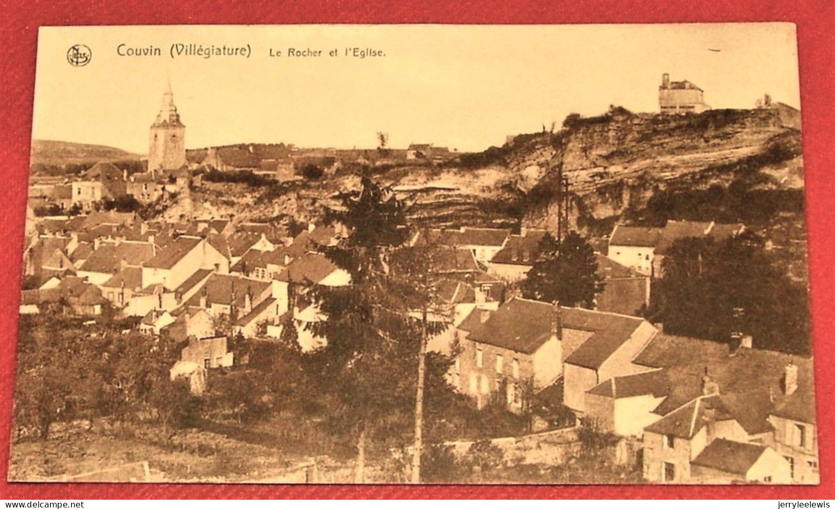 COUVIN  (Villégiature) -  Le Rocher Et L'Eglise - Couvin