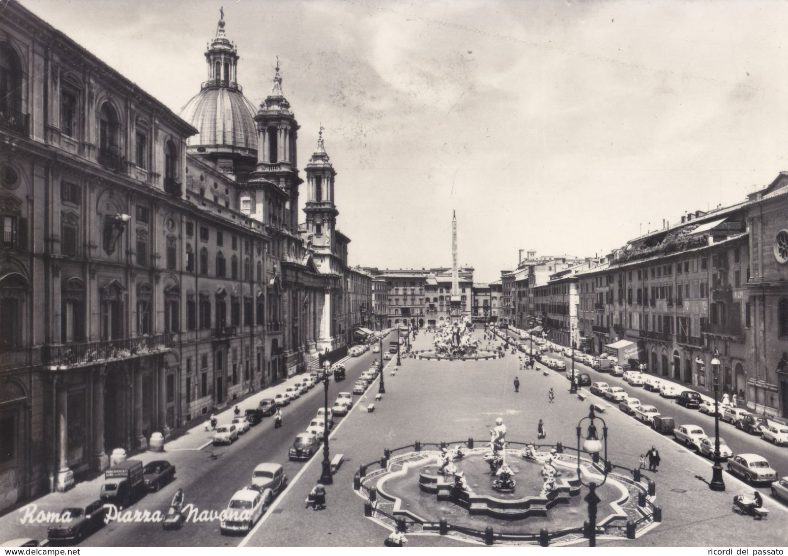 Cartolina Roma - Piazza Navona - Piazze