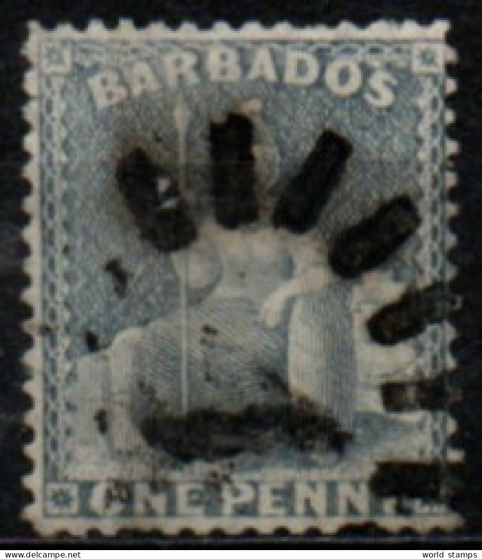 BARBADE 1875 O - Barbados (...-1966)