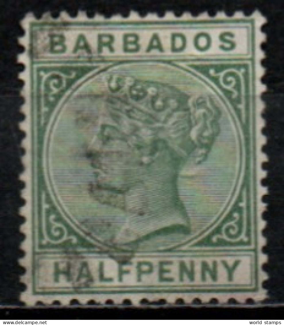 BARBADE 1882-6 O - Barbados (...-1966)