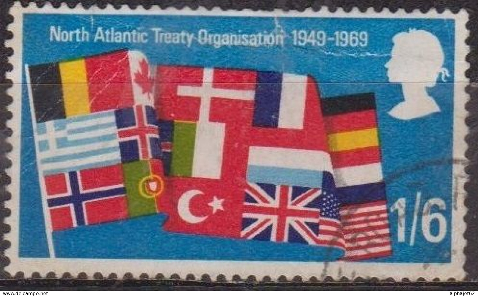 Organisation - GRANDE BRETAGNE - OTAN - Drapeaux - N° 560 - Usados