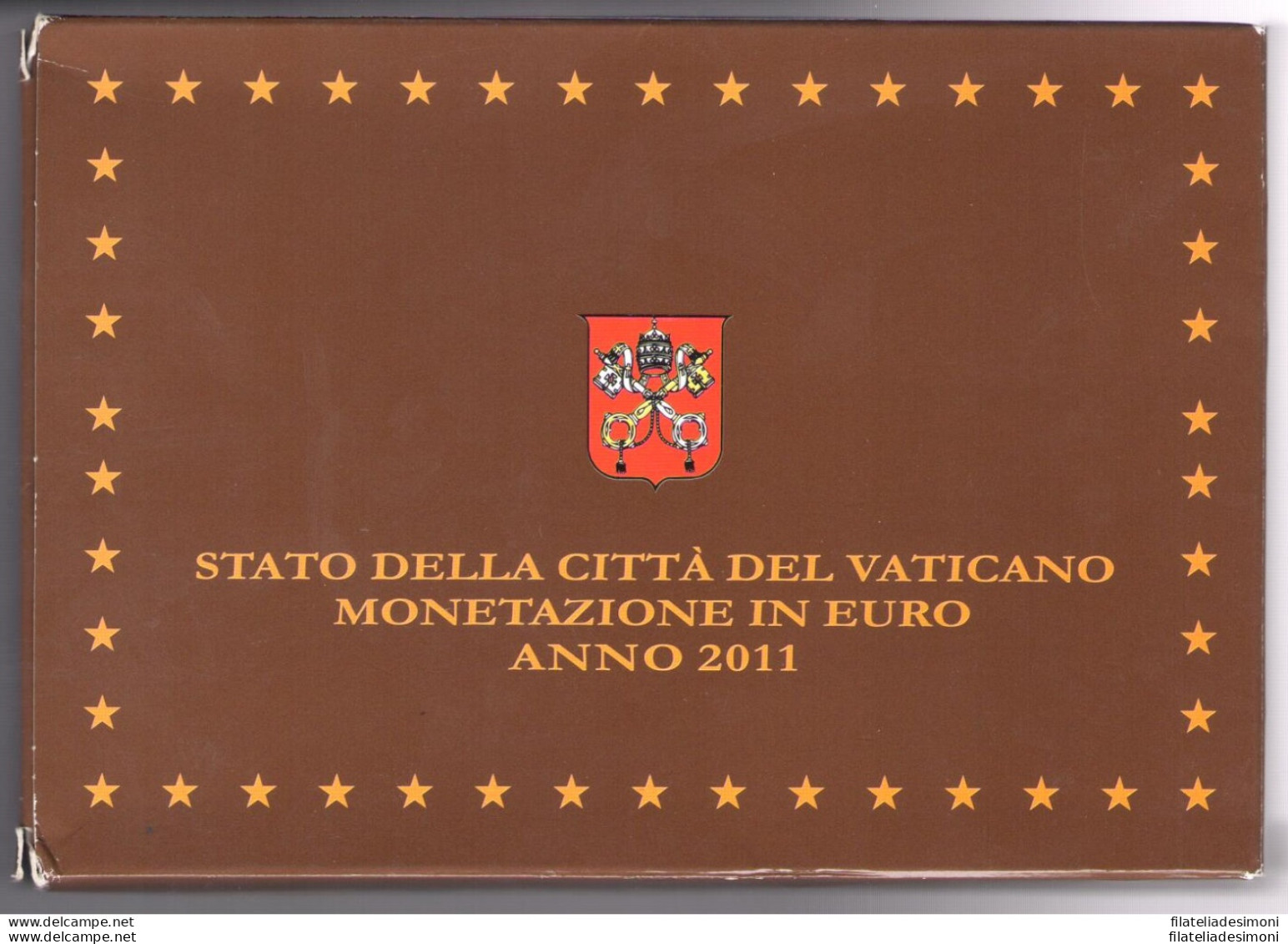 2011 Vaticano, Annata Completa, Monete In Confezione Originale, FS Proof - Vaticano