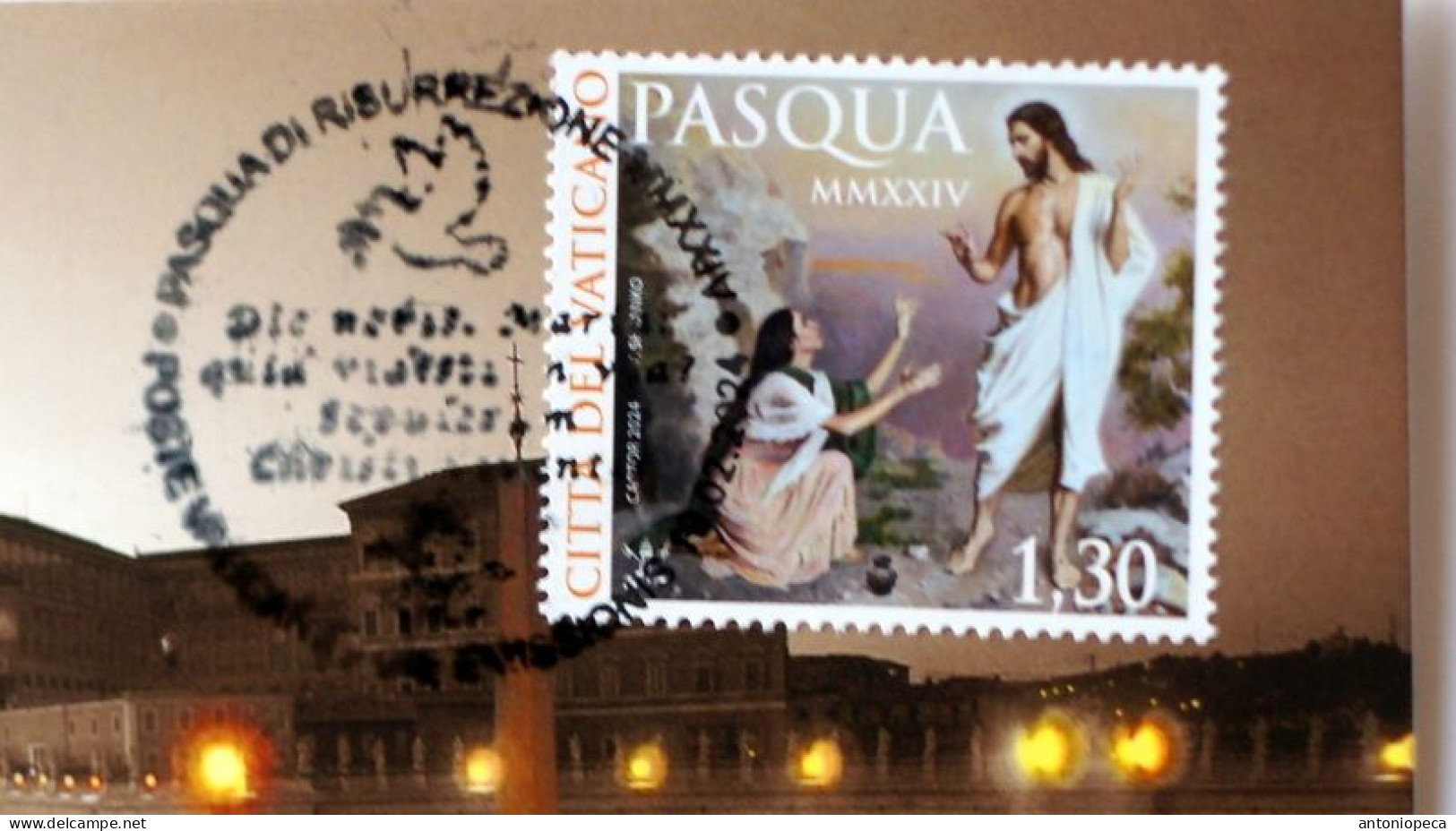 VATICAN 2024, PASQUA, EASTER, PAQUES, ARTISTIC MAXICARD, FDC - Neufs