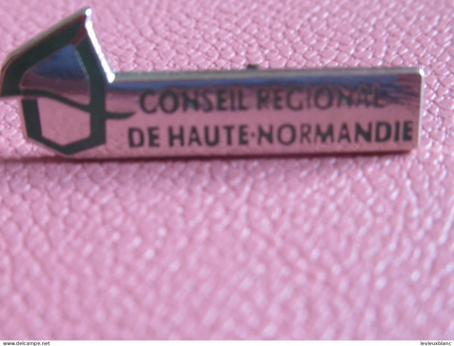 Administration /" Conseil Régional De Haute-Normandie / Métal Chromé  /Vers 1985-1990   INS196 - Administraties