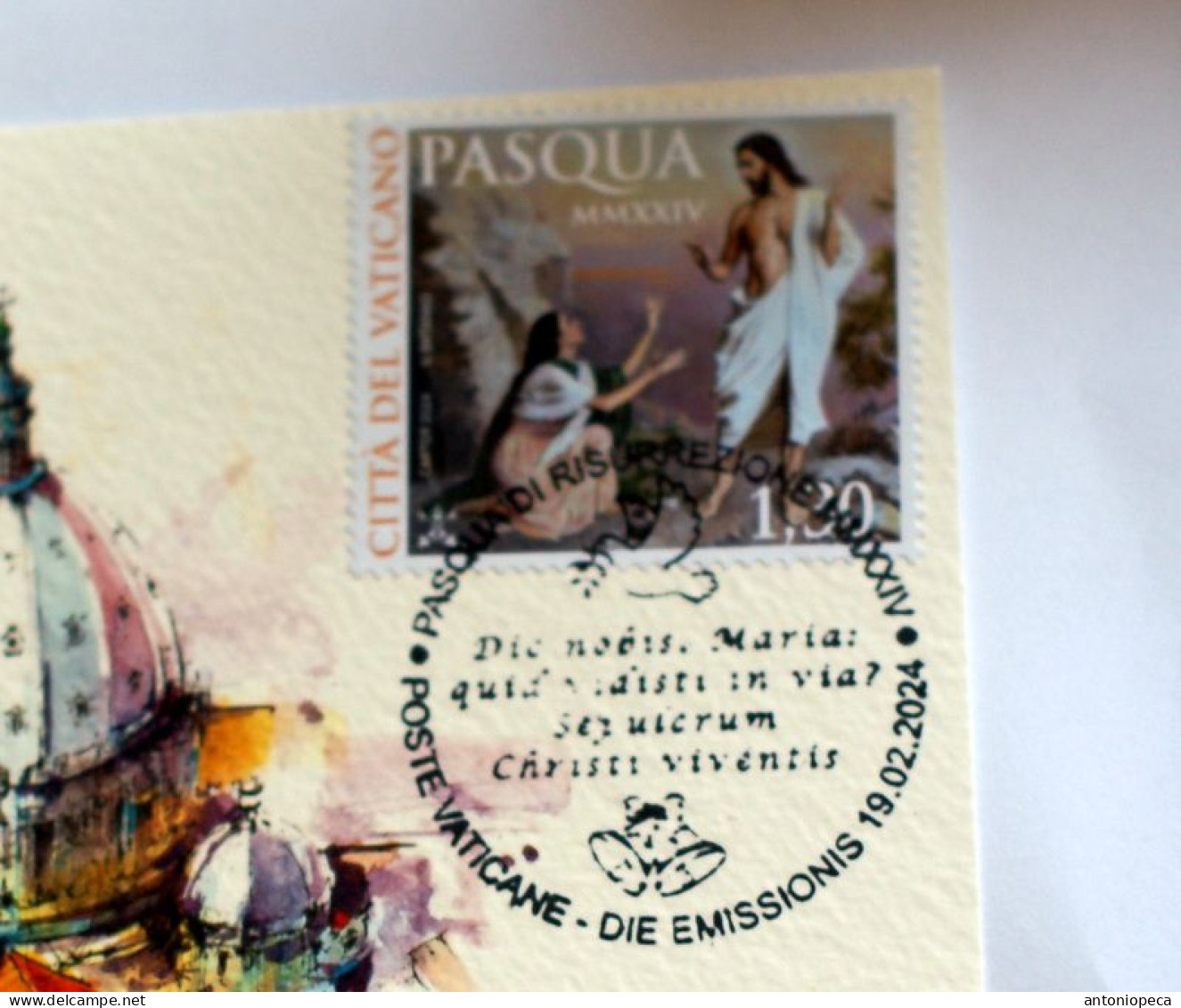 VATICAN 2024, PASQUA, EASTER, PAQUES, ARTISTIC MAXICARD, FDC - Nuovi