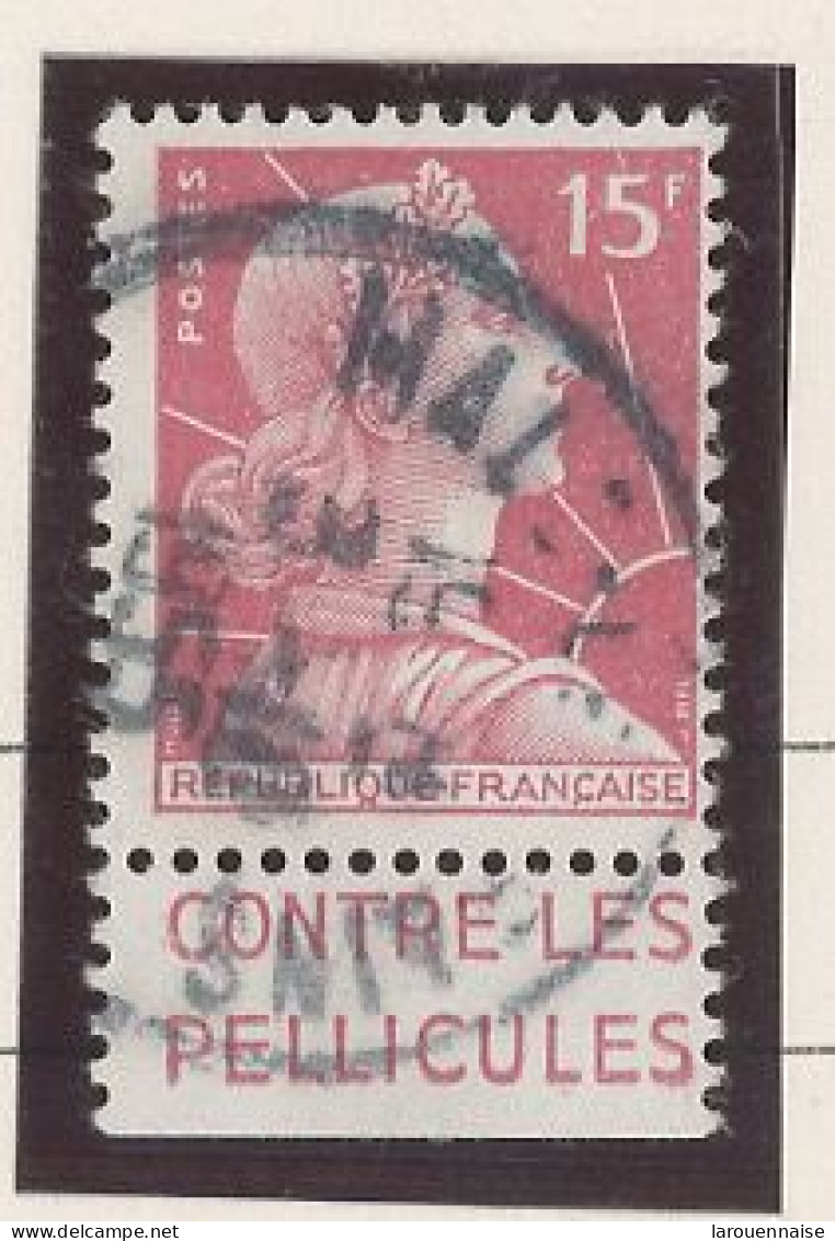 BANDE PUB -N°1011 -TYPE MULLER -15f ROSE -Obl PUB -HAHN (Maury 279) - Used Stamps