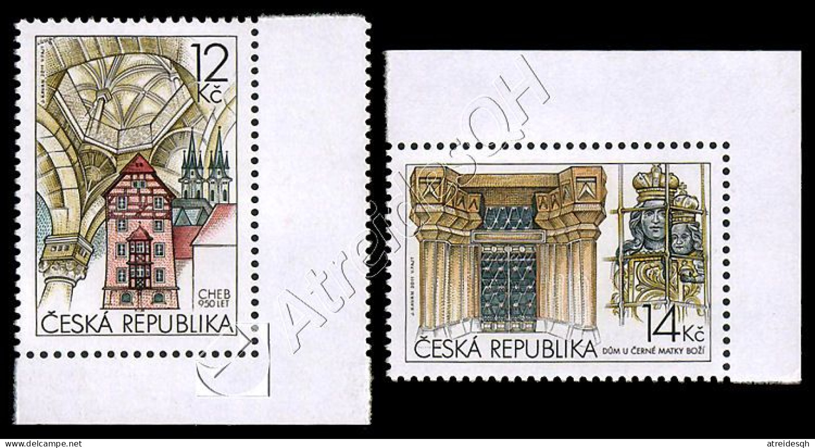 Rep. Ceca / Czech Rep. 2011: Bellezze Architettoniche / Beauties Of Our Country ** - Unused Stamps