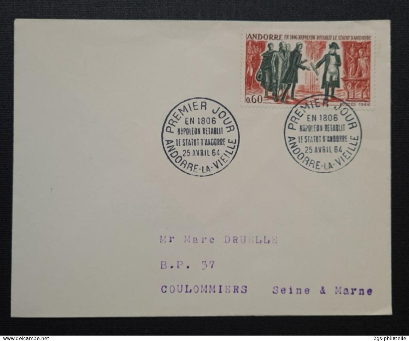 Andorre Français,  Timbre Numéro 168 Sur Enveloppe. - Storia Postale