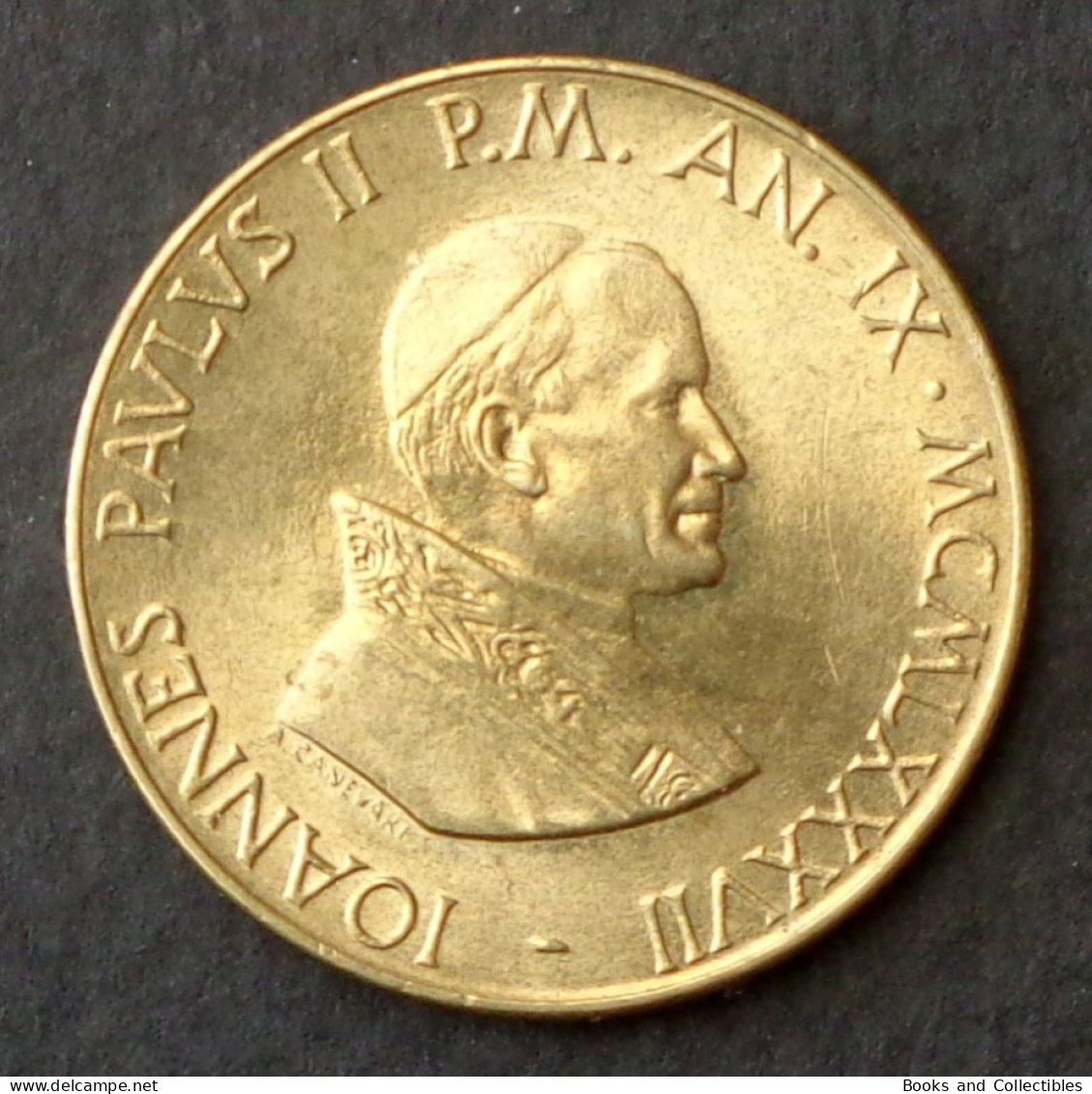 VATICAN - 200 Lire 1987, Ioannes Paulus II - Diameter: 24 Mm  KM# 203 * Ref. 0022 - Vaticano