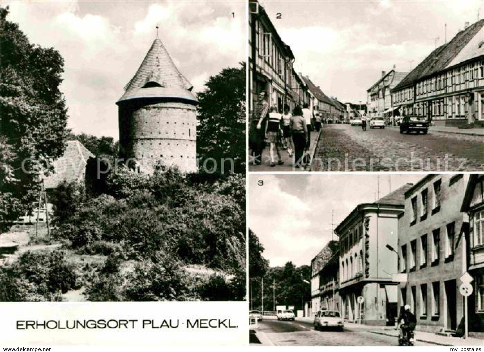 72731385 Plau Mecklenburg Burgturm Karl-Marx-Strasse Burgstrasse Plau Am See - Plau