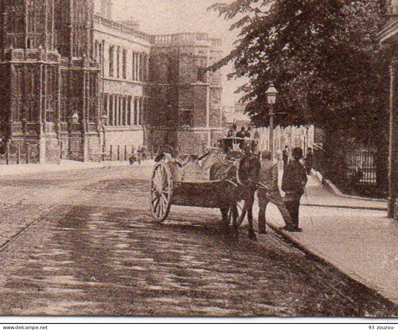 OXFORD - CHRISTCHURCH COLLEGE. Animé .1910 Carte Impeccable. - Oxford