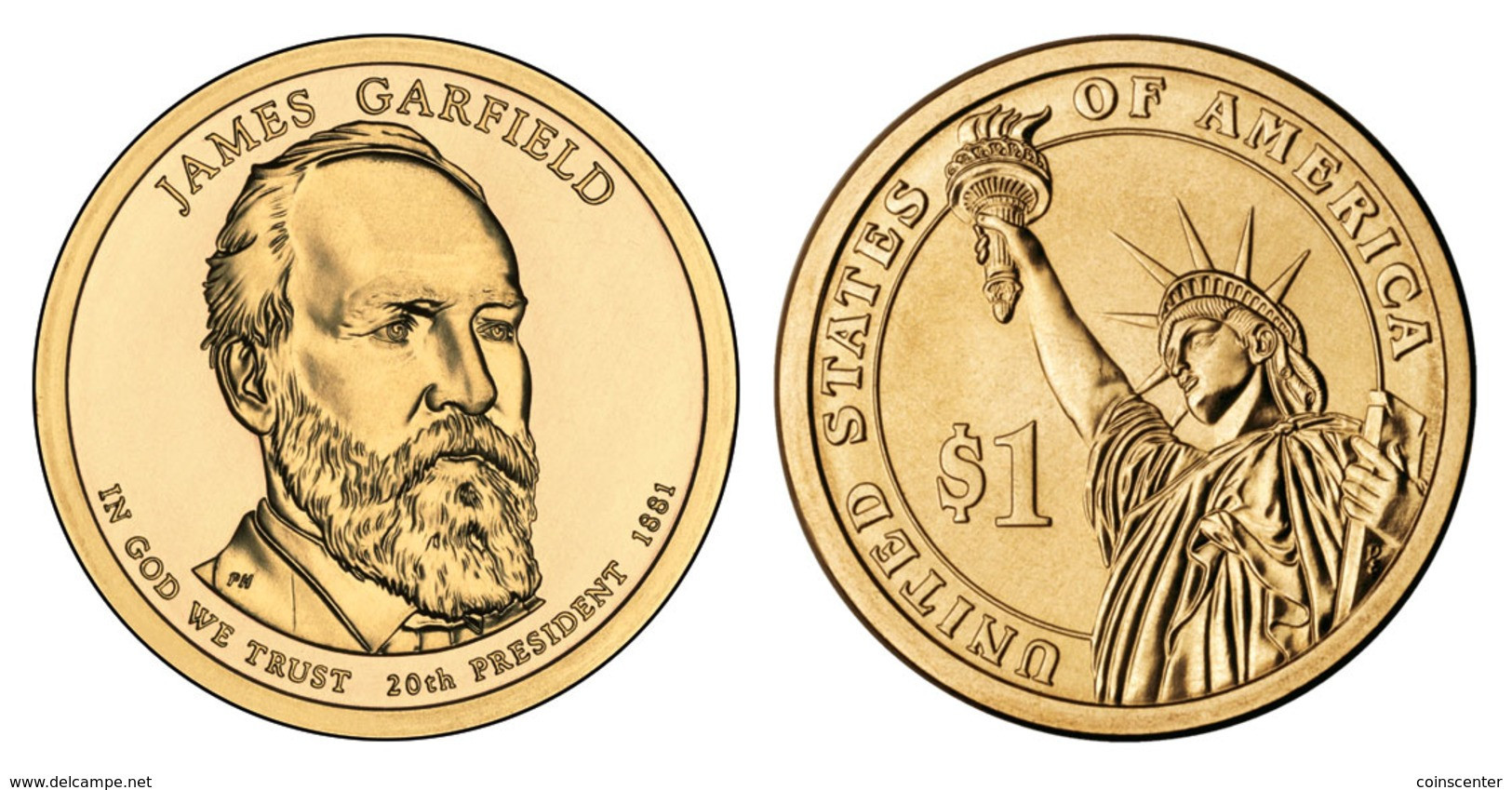 USA 1 Dollar 2011 P Mint "James Garfield" UNC - 2007-…: Presidents