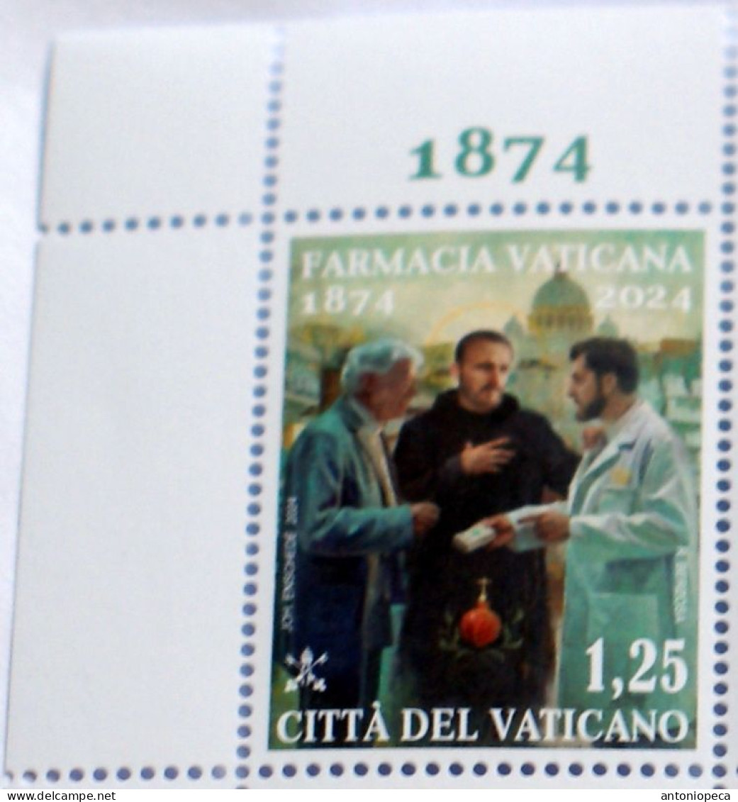 VATICAN 2024, ANNIVERSRIO DELLA FARMACIA VATICANA MNH** - Unused Stamps