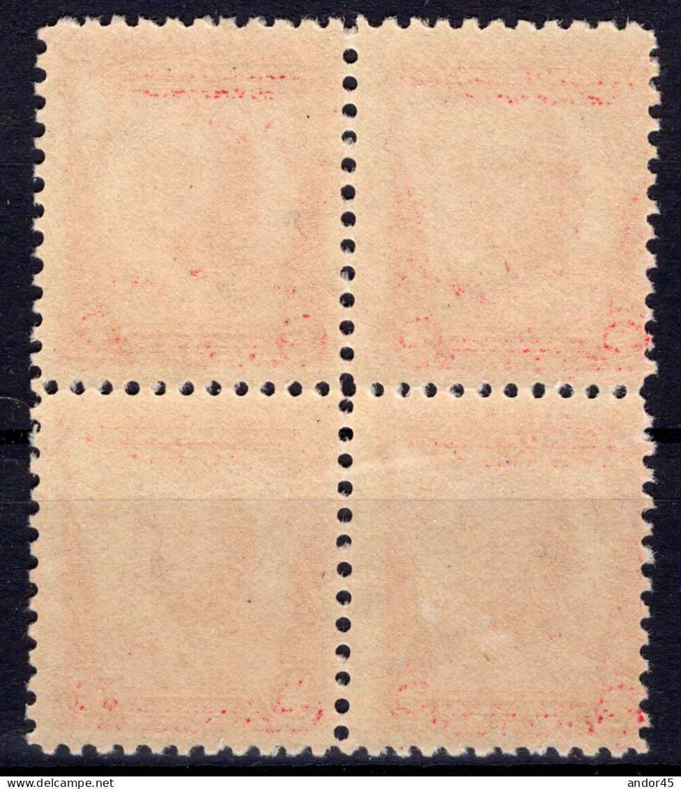 QUARTINA 1748-1779 UNITED STATES POSTAGE DEL 2CENTS. CON OTTIMA CENTRATURA NUOVO CON GOMMA INTEGRA - Unused Stamps