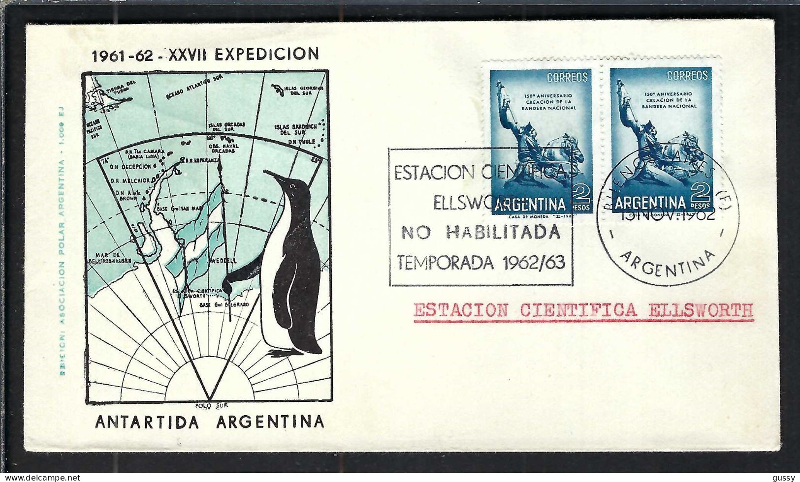 ARGENTINE Ca.1962: LSC Philatélique "Antarctique Argentine" - Altri & Non Classificati