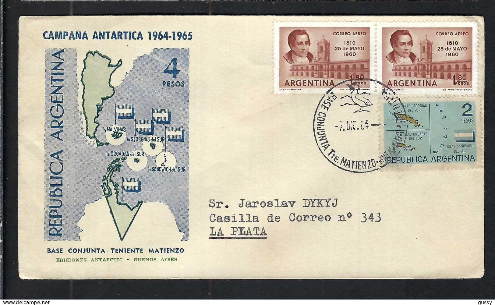 ARGENTINE Ca.1964: LSC Philatélique "Antarctique Argentine" - Other & Unclassified