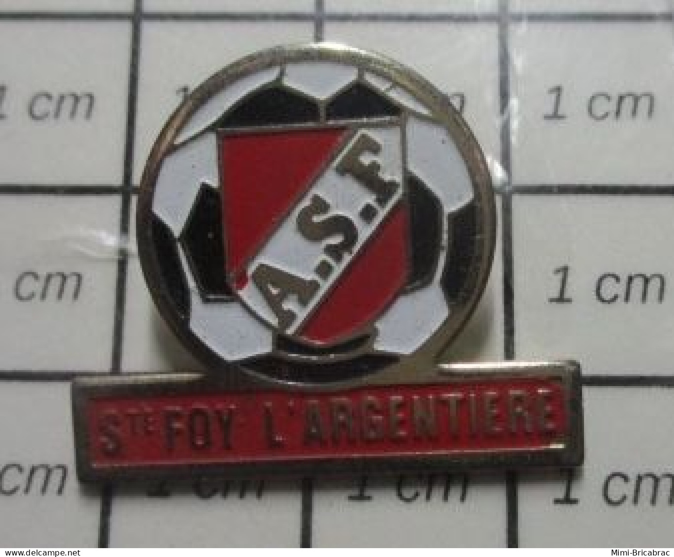 713K Pin's Pins / Beau Et Rare / SPORTS / FOOTBALL CLUB ASF SAINTe FOY L'ARGENTIERE - Football