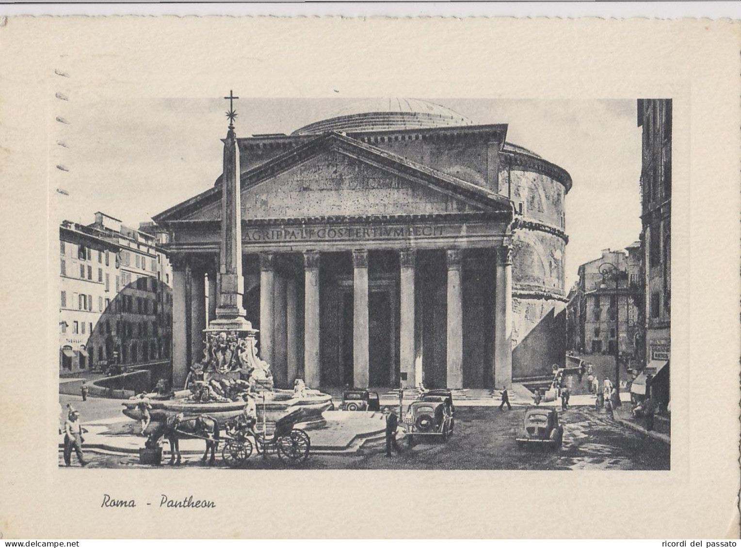 Cartolina Roma - Pantheon - Panthéon