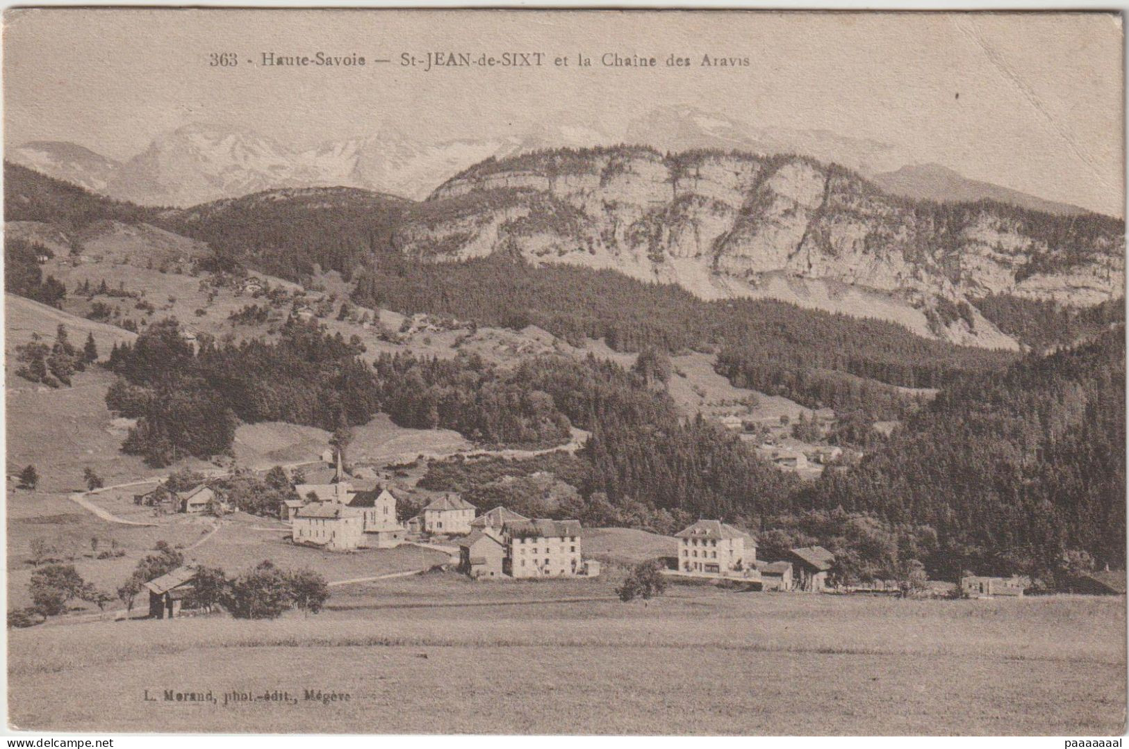 SAINT JEAN DE SIXT ET LA CHAINE DES ARAVIS - Saint-Jean-de-Sixt