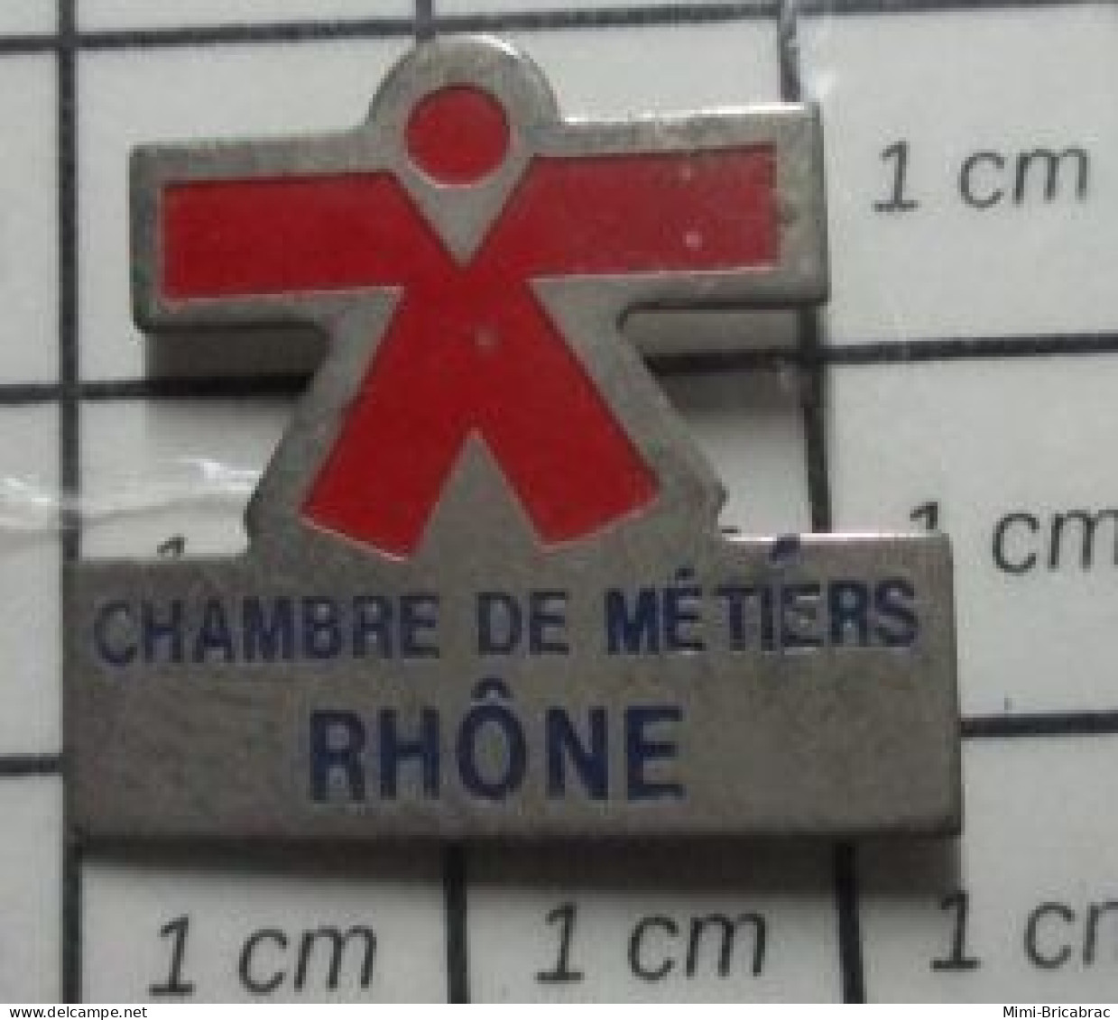 713K Pin's Pins / Beau Et Rare / ADMINISTRATIONS / RHONE CHAMBRE DES METIERS - Administrations