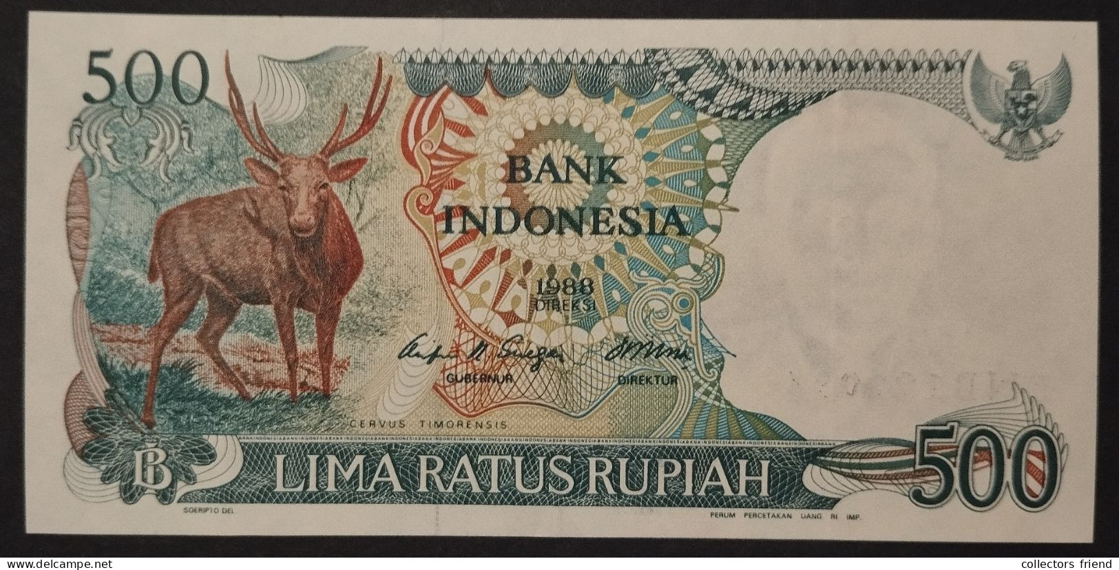 INDONESIA 500 RUPIAH Year 1988 AU - Indonesien
