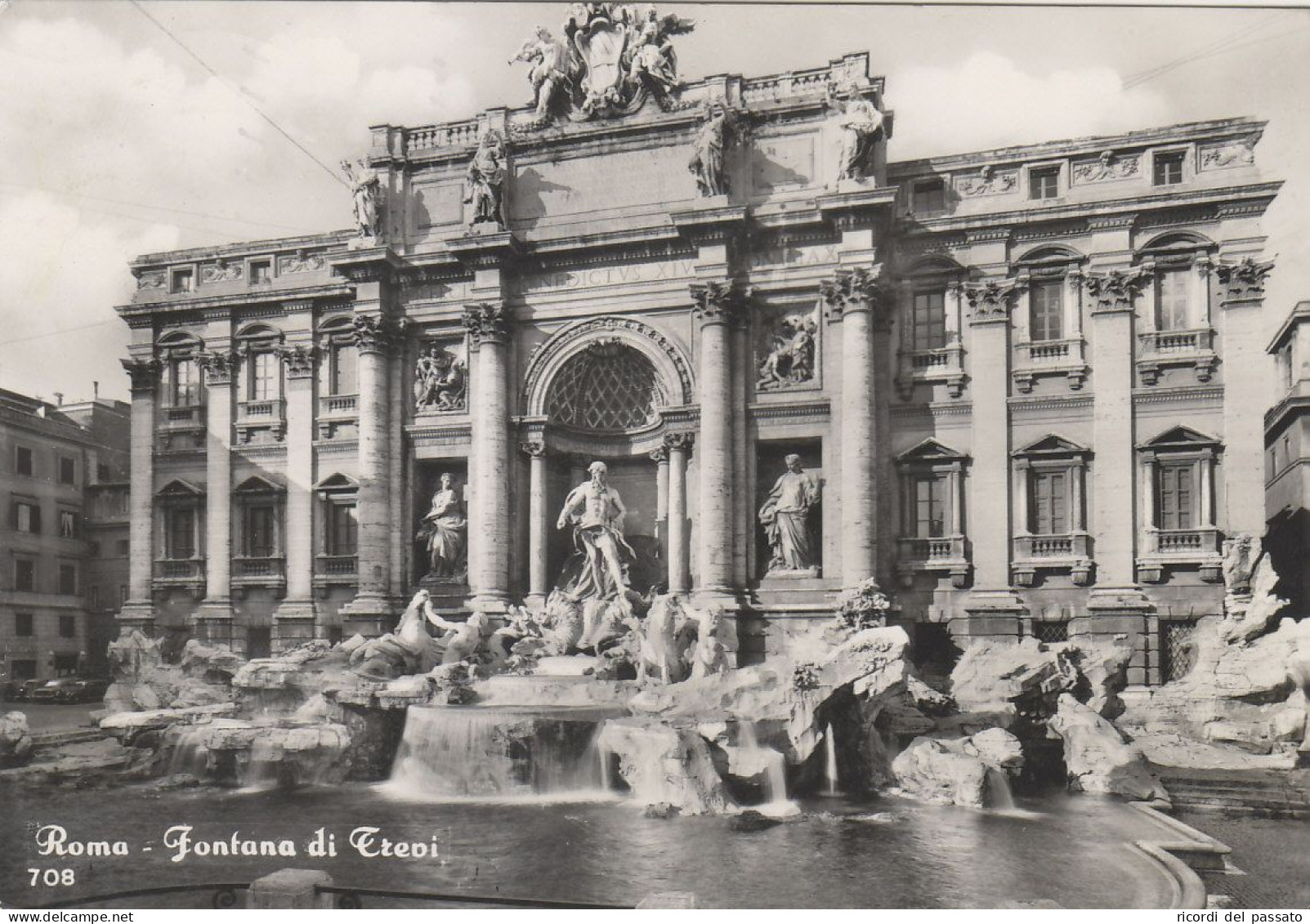 Cartolina Roma - Fontana Di Trevi - Fontana Di Trevi