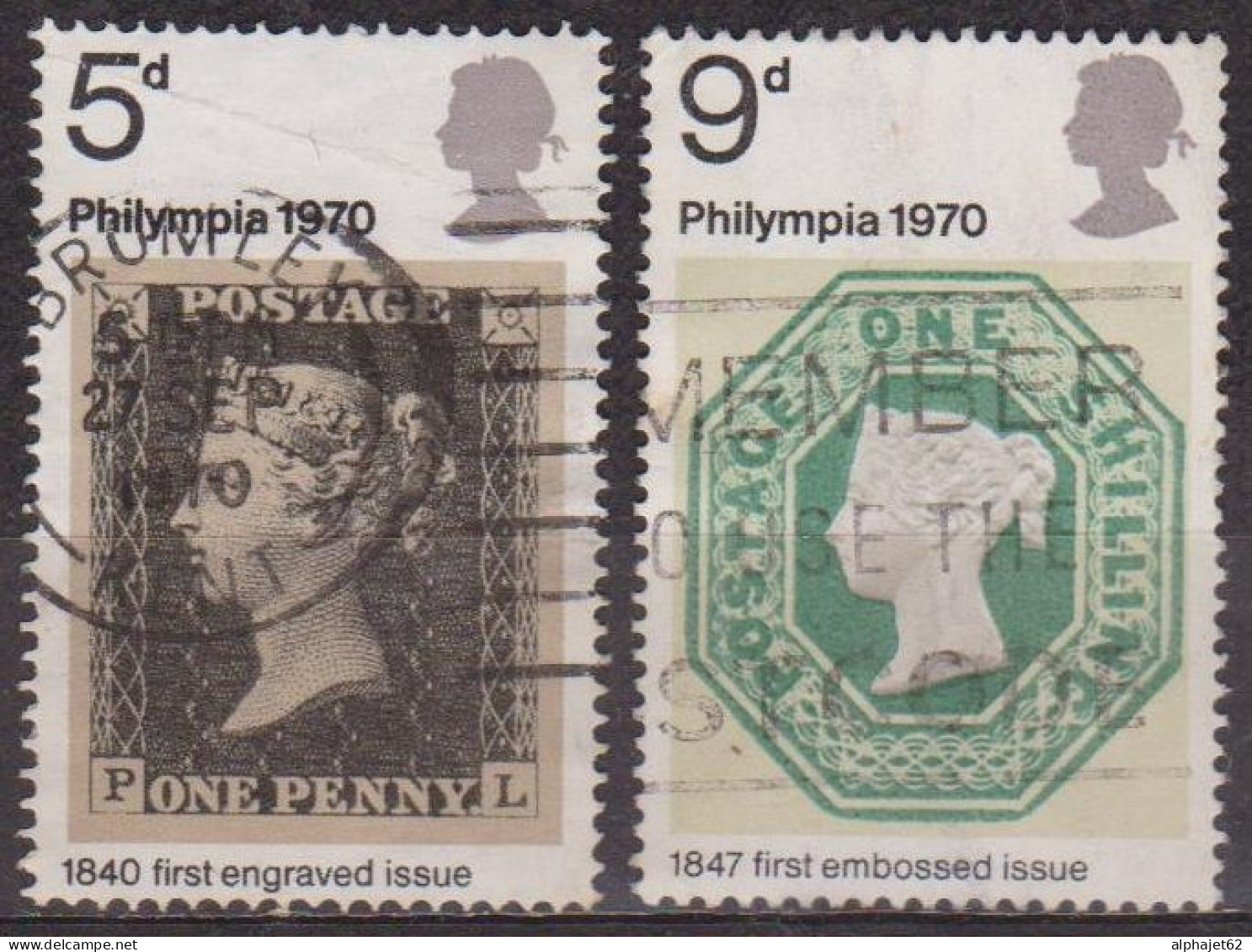 Phylimpia - GRANDE BRETAGNE - Exposition Philatélique - N° 599-600 - 1970 - Used Stamps