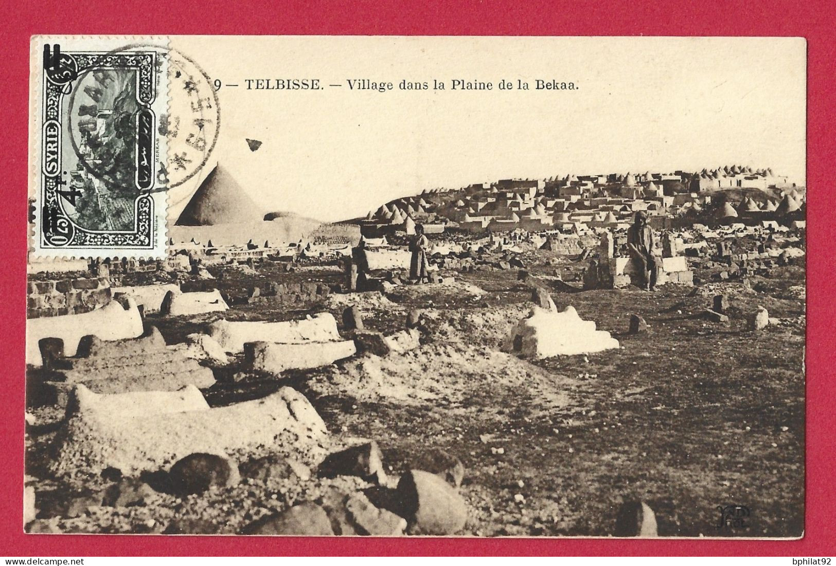 !!! SYRIE, CPA NON VOYAGÉE DE STELBIS, CACHET POSTE AUX ARMÉES 615 - Lettres & Documents