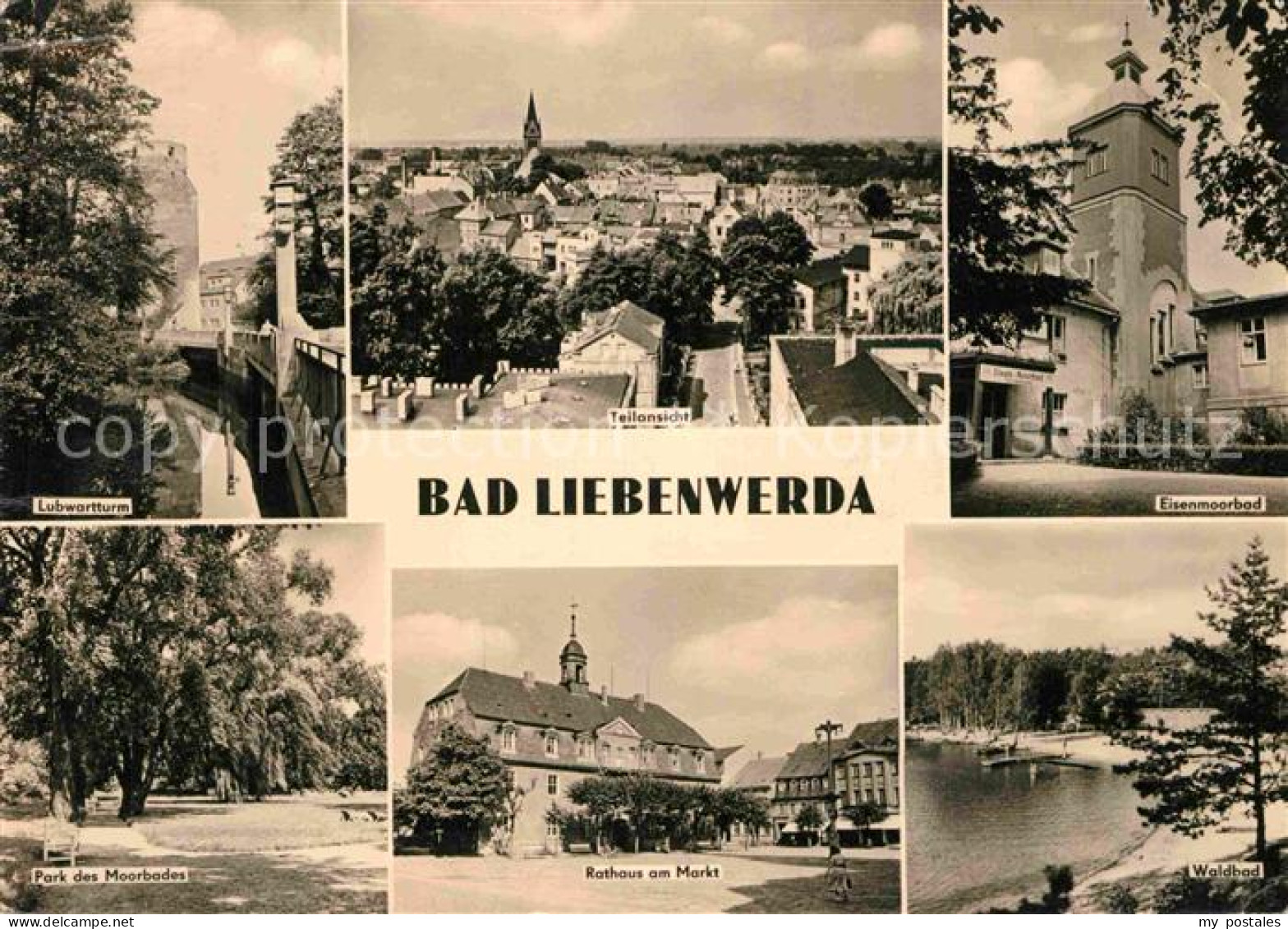 72729400 Bad Liebenwerda Lubwartturm Eisenmoorbad Waldbad Rathaus  Bad Liebenwer - Bad Liebenwerda