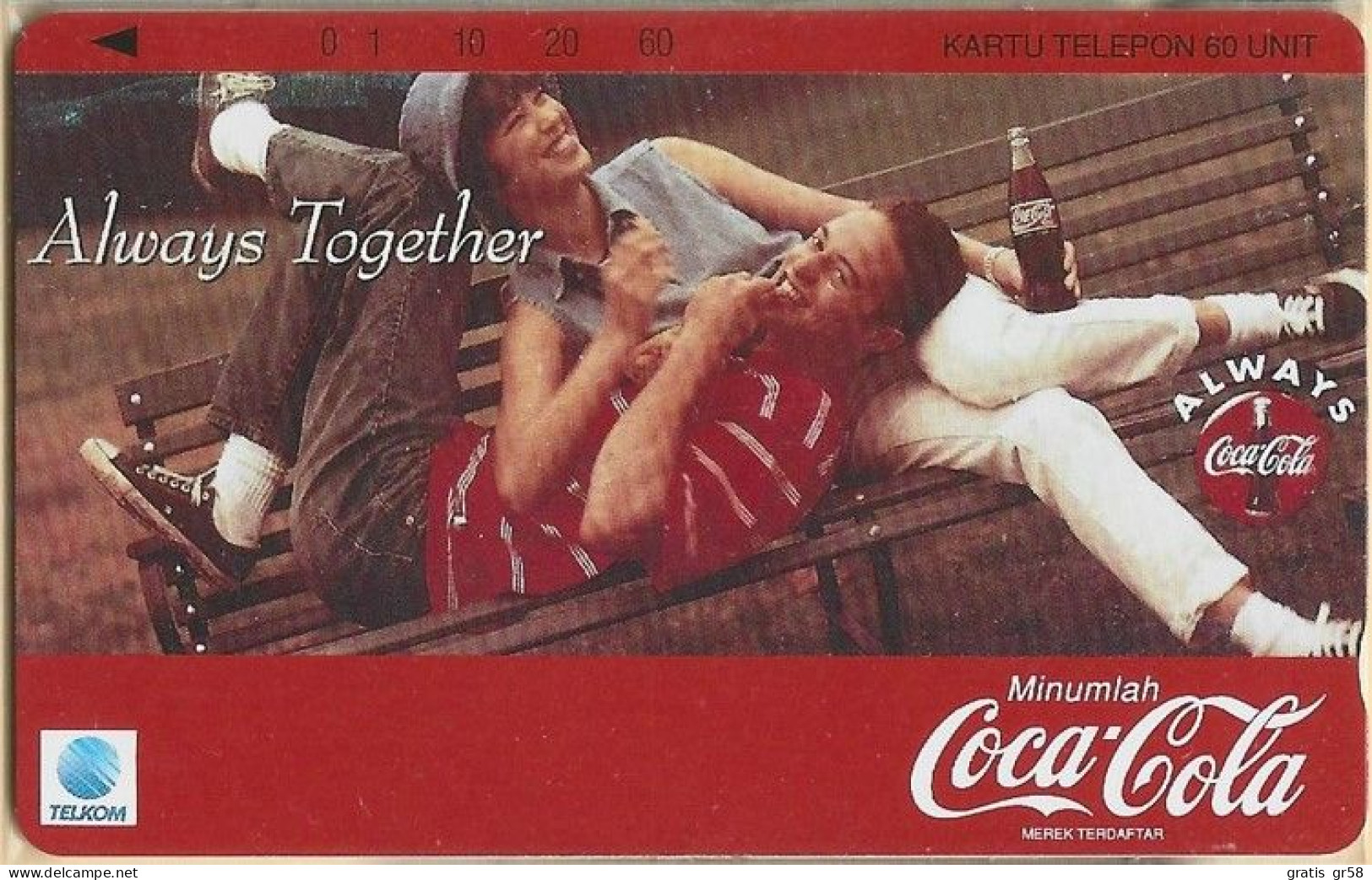 Indonesia - P 310, Coca-Cola - Always Together, 5000ex, Mint Unused - Indonesia