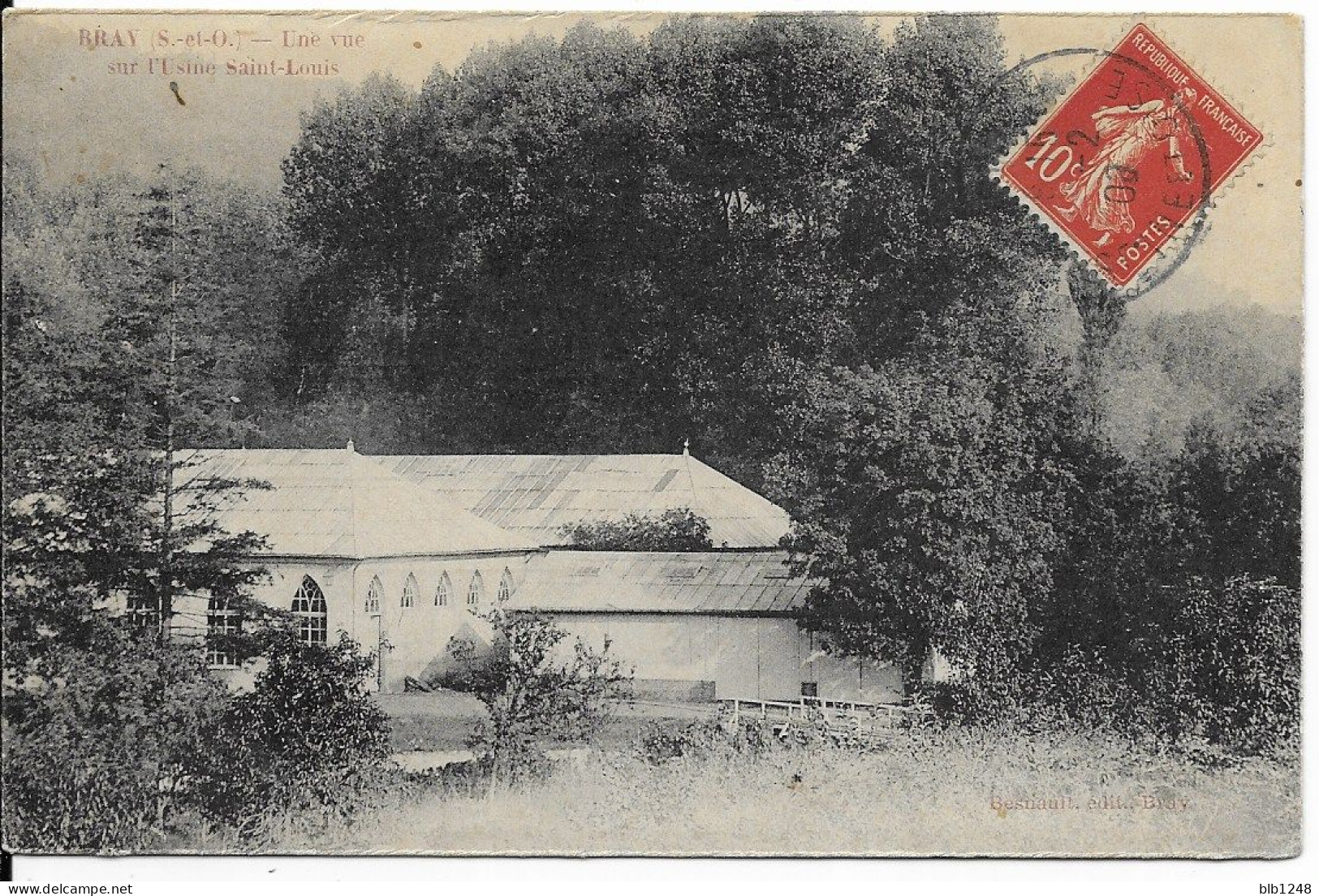 [95] Val D'Oise > Bray Une Vue Sur L' Usine Saint Louis - Bray-et-Lû