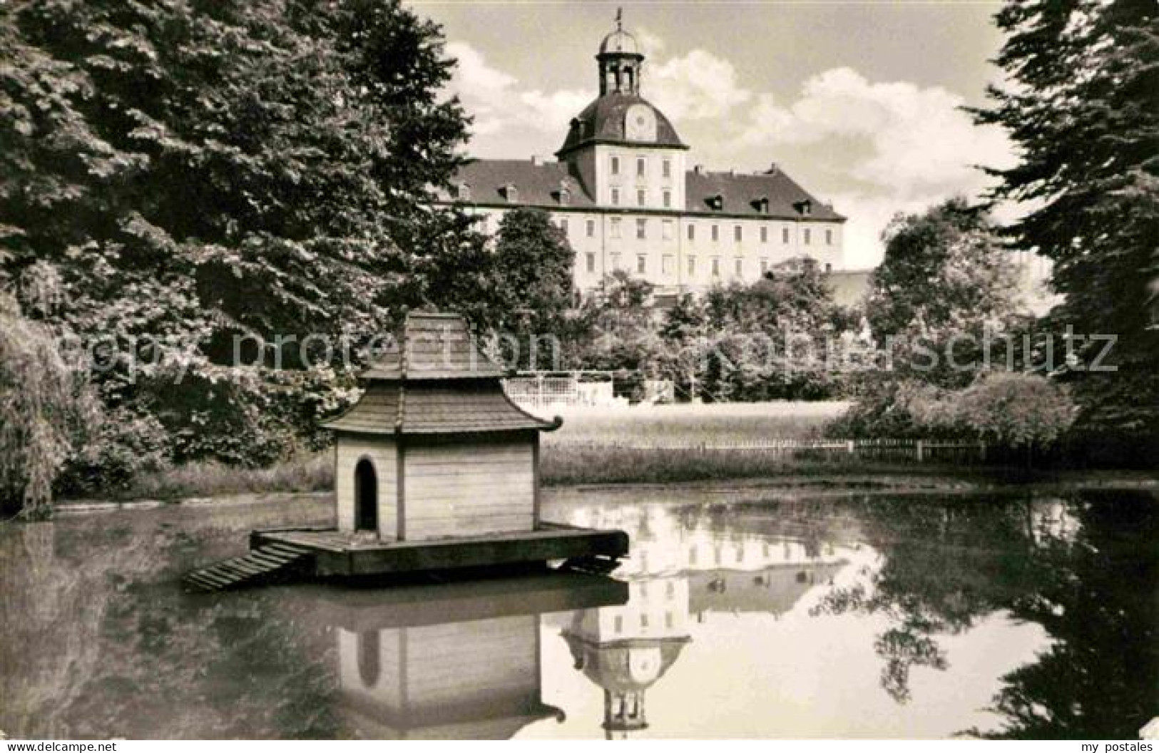 72728876 Zeitz Blick Vom Kulturpark Zur Moritzburg Schwanenteich Zeitz - Zeitz