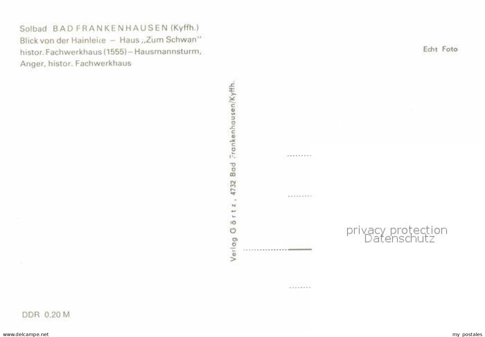 72728564 Bad Frankenhausen Panorama Blick Von Der Hainleite Haus Zum Schwan Hist - Bad Frankenhausen
