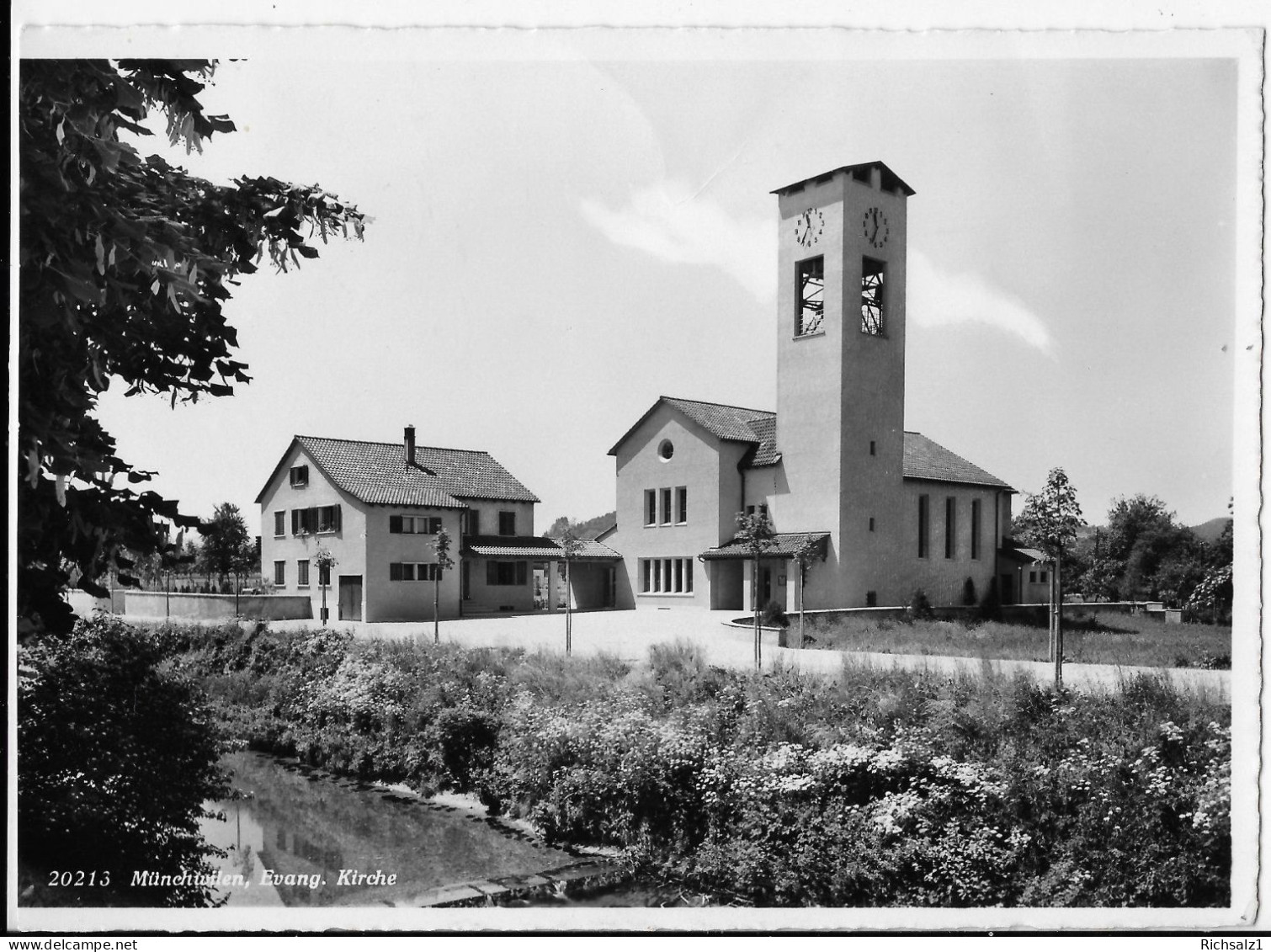 Heimat Thurgau: Münchwilen, Evang. Kirche Um1936 - Münchwilen