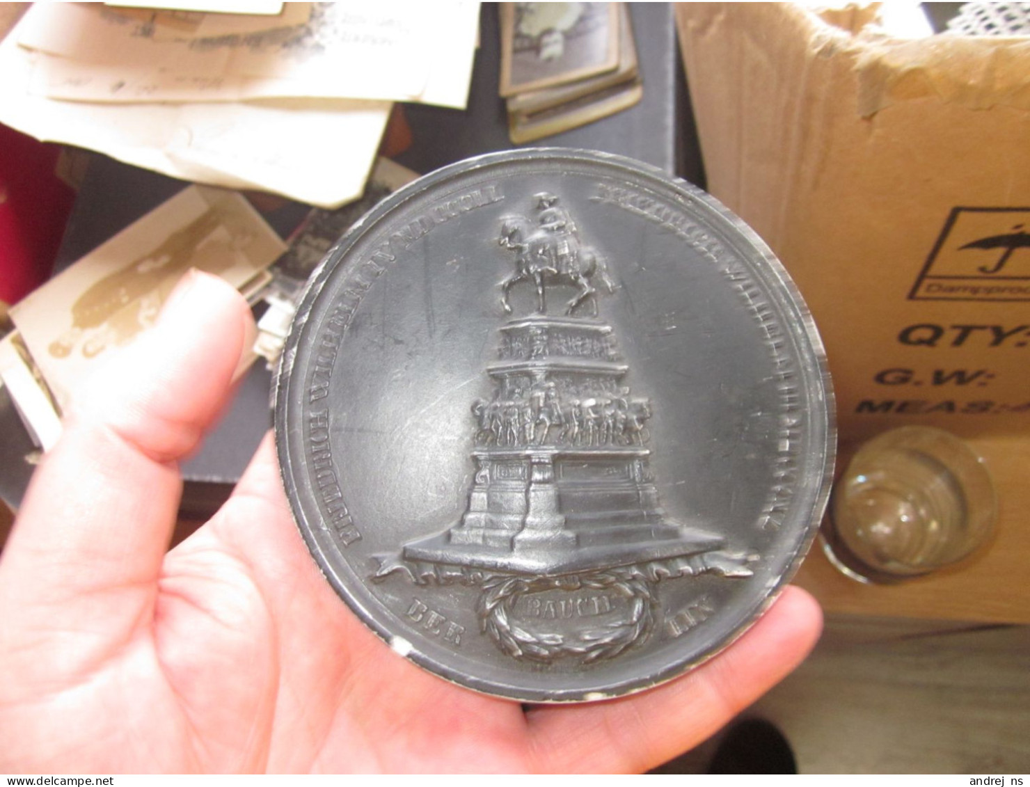 Friedrich Wilhelm IV MDCCCLI Rauch Berlin Big Medals Diameter 11 Cm Big - Germania