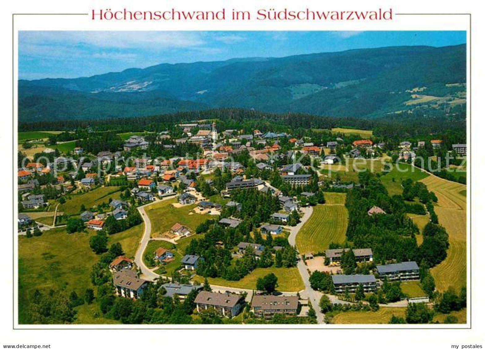 72727791 Hoechenschwand Fliegeraufnahme Hoechenschwand - Hoechenschwand